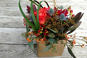 季節のアレンジボックスの写真