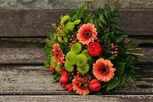 季節のアレンジブーケの写真